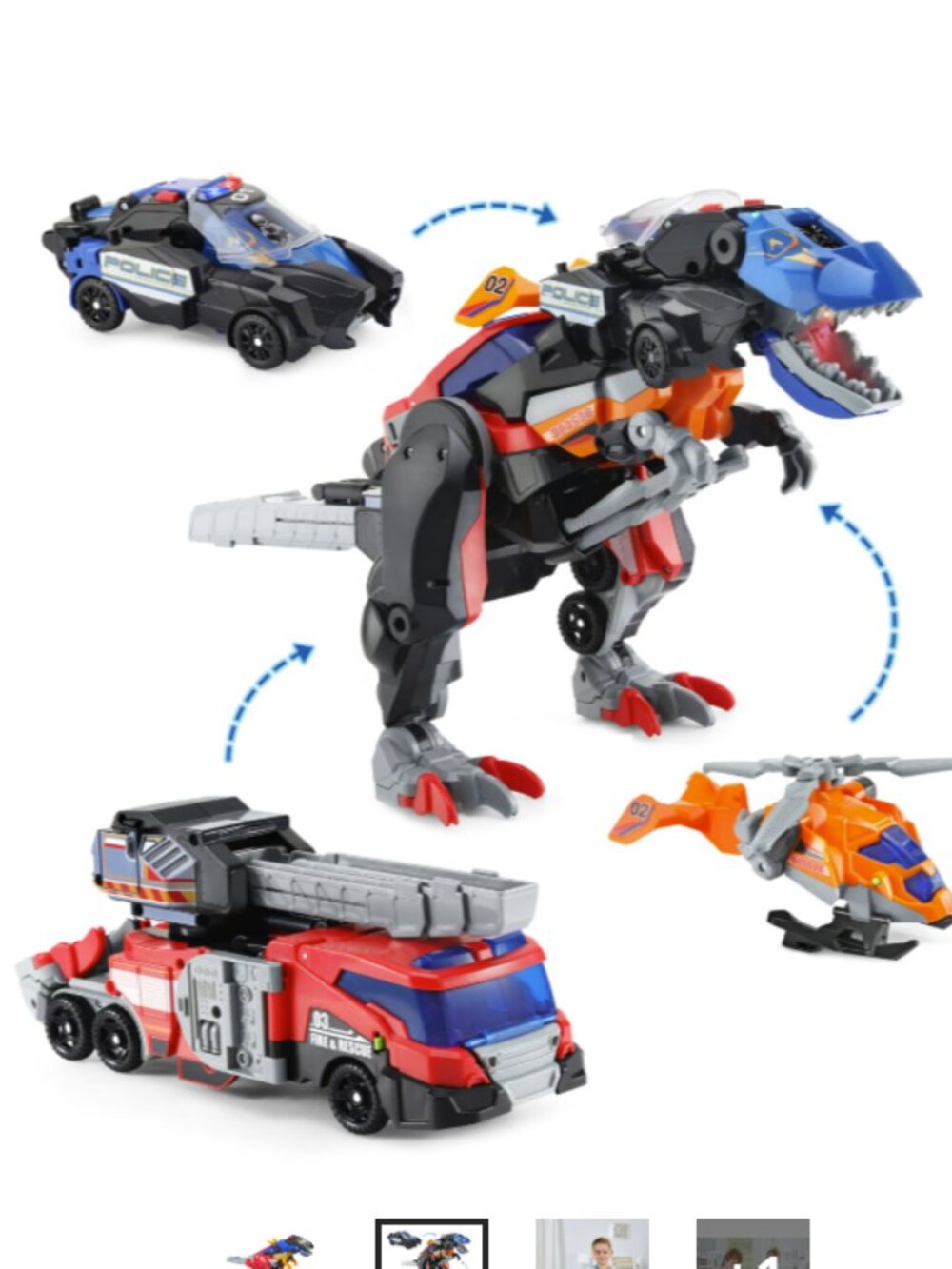 VTech Switch & Go 3-in-1 Rescue Rex